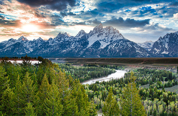 Snake River Overlook       Grand Tetons