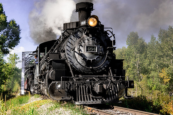 Cumbres & Toltec              Through the Bridge