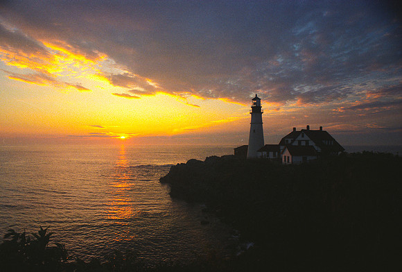 Sun up Portland Head Light