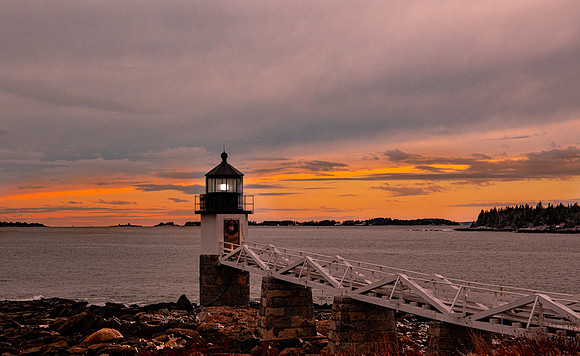 Marshall Point                   Winter Sunset